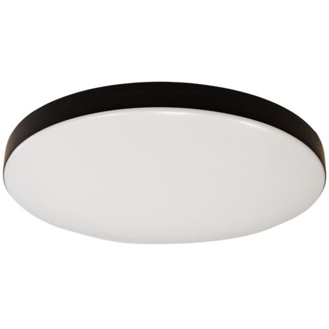Plafoniera LED tonda nera 50cm 36W 4000K MAYA Milagro