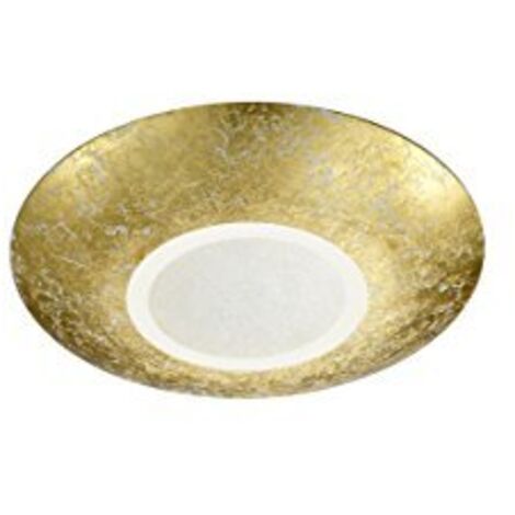 Plafoniera LED Trio Chiros tonda 15,5W 32cm oro 3000K