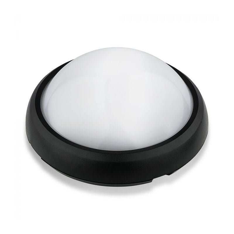 VT-8015-B Plafoniera led rotonda 12W lampada luce 3000K corpo nero IP54 - sku 1349 - V-tac