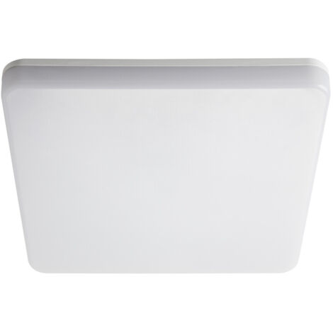 plafoniera led varso stagna bianco naturale quadrato sensore di movimento 24 watt