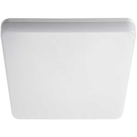 plafoniera led varso stagna sensore di movimento quadrato 18 watt bianco naturale