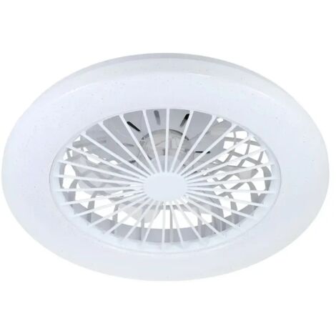 PLAFONIERA LED VENTILATORE 48 CM 30 W STELLATO - 2 pezzi