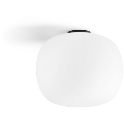 Plafoniera Light Prestige Jukon bianca/nera 30cm E27 1 luce