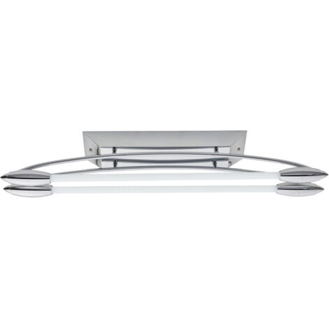 Plafoniera lineare doppia cromata LED T5 2x8W Endon