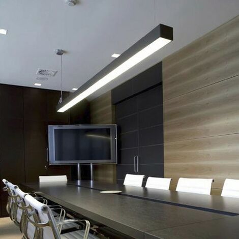 Plafoniera lineare LED 40W allumimio