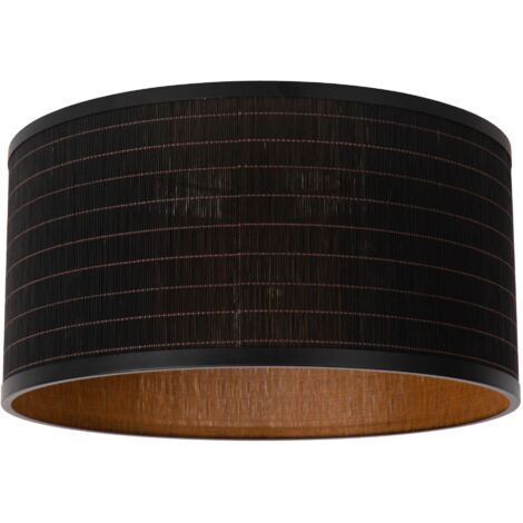 Plafoniera Lucide Tagalog bambù nero 40cm 1xE27 40W