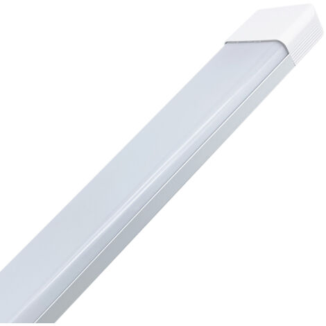 Plafoniera Lunga LED 150cm 72W 220v bordo Bianco clip incluseLuce Fredda 6400k