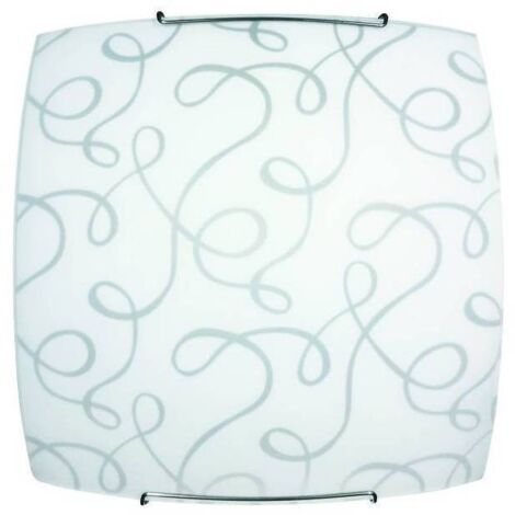 PLAFONIERA MARILENA 30X30 CM BIANCO Q.TA 4