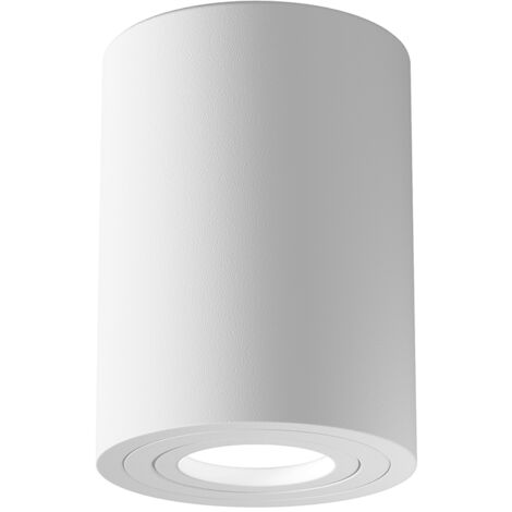 Plafoniera Maytoni Atom bianca GU10 alluminio C016CL-01W