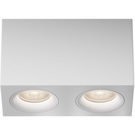 Plafoniera Maytoni Slim tecnica bianca 2xGU10 dimmerabile IP20