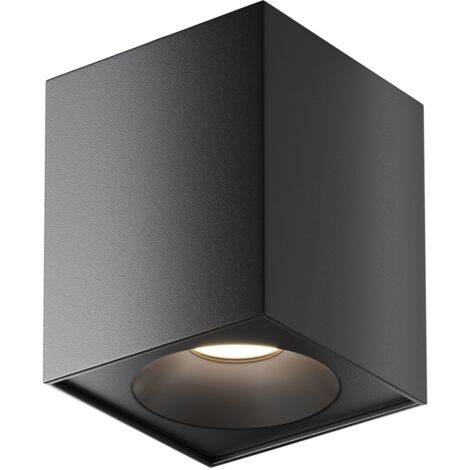 Plafoniera Maytoni Zoom nera alluminio 9 cm GU10 IP65