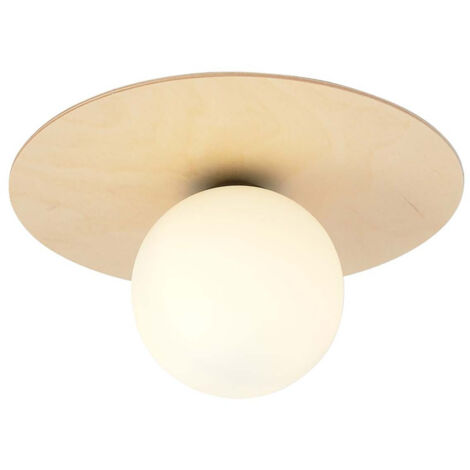 Plafoniera Minimal Pegaso Acciaio Marrone 1 Luce E14 Ip20