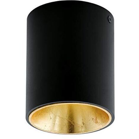 Plafoniera Minimal Polasso Alluminio Nero Led Integrato 3,3W Ip20
