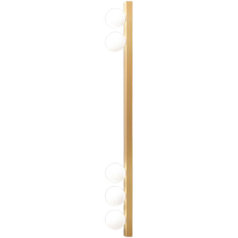 Plafoniera Minimal Snooky Metallo Oro 5 Luci G9 Ip20