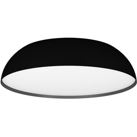 Plafoniera Minimal Tollos-Z Alluminio Nero 3 Luci Led Integrato 11W
