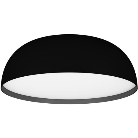 Plafoniera Minimal Tollos-Z Alluminio Nero 3 Luci Led Integrato 7,5W