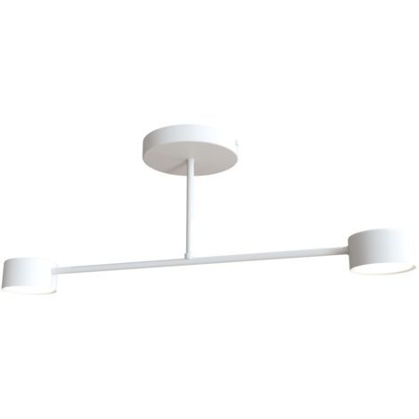 Plafoniera minimalista bianca HALO 2x GX53 8W Emibig