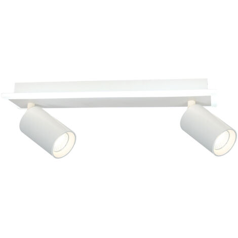Plafoniera moderna bianca 40cm 2xGU10 LED CCT PARMA