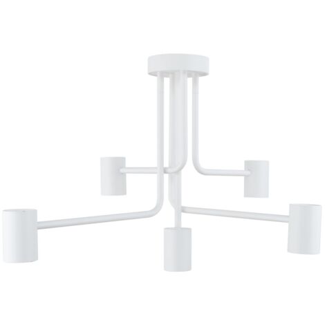 Plafoniera moderna bianca 5 luci Luis 5xGU10 25W Sigma