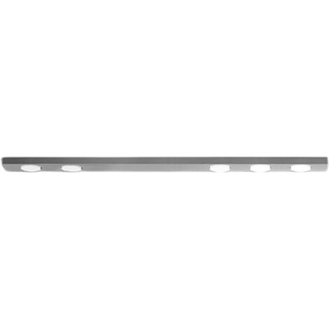 Plafoniera Moderna Bottone Metallo Alluminio Opaco 5 Luci Gx53 Ip20