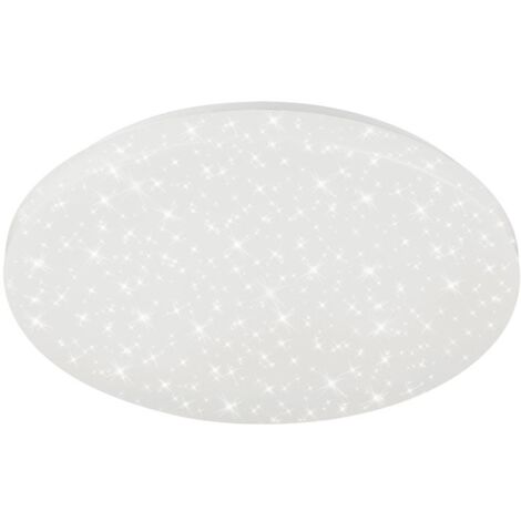 Plafoniera Moderna Brili Splash Plastica Bianco Led Integrato 18W 4000K