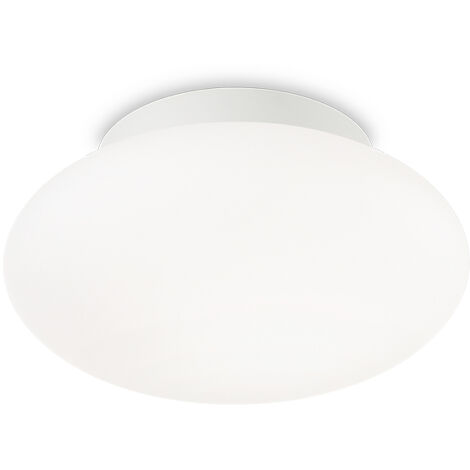Plafoniera Moderna Bubble Alluminio-Materie Plastiche Bianco 1 Luce E27