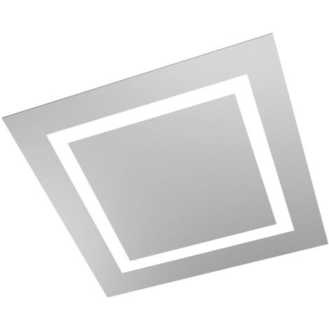Plafoniera Moderna Carpet Metallo Grigio 4 Luci 2G11 0Cm