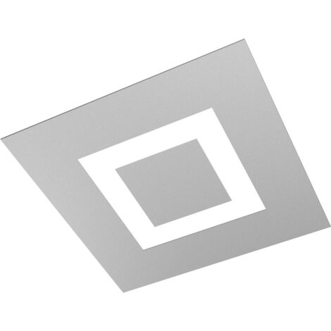 Plafoniera Moderna Carpet Metallo Grigio 4 Luci 2G11 39Cm