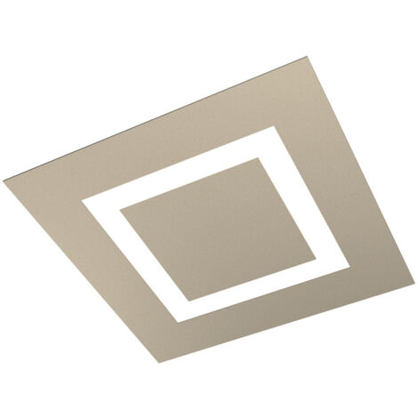 Plafoniera Moderna Carpet Metallo Sabbia 4 Luci 2G11 48Cm