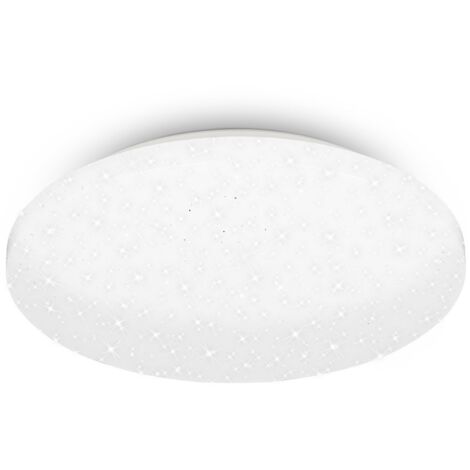 Plafoniera Moderna Case Plastica Bianco Led Integrato 12W 4000K
