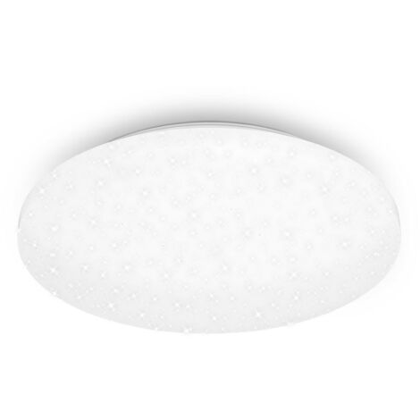Plafoniera Moderna Case Plastica Bianco Led Integrato 21W 4000K