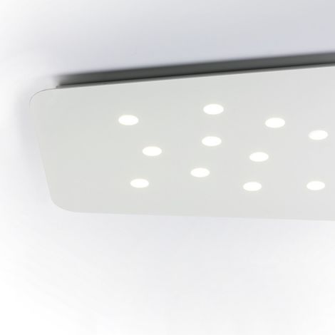 Plafoniera moderna cattaneo illuminazione fuorisquadra 764 67.5w led lampada soffitto dimmerabile metallo 5700lm 3000°k ip20