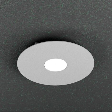 Plafoniera Moderna Cloud Metallo Grigio 1 Luce Gx53