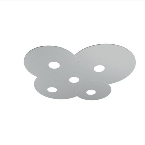 Plafoniera Moderna Cloud Metallo Grigio 5 Luci Gx53