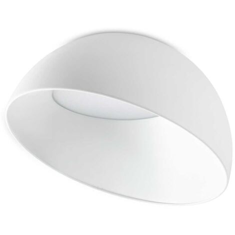 Plafoniera Moderna Corolla Metallo Bianco Led 24W 3000K Ip20
