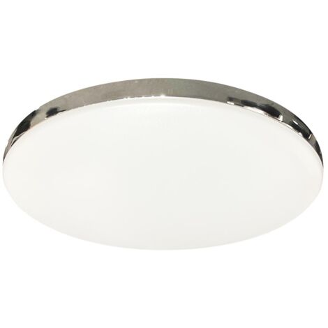 Plafoniera moderna cromata tonda Ø50 LED 36W 4000K