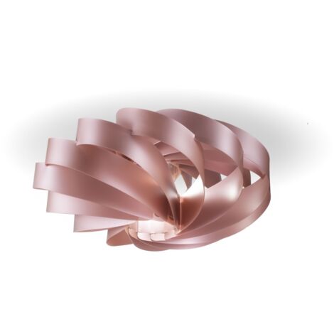 Plafoniera Moderna Flat Polilux ® Pink Metal 1 Luce E14