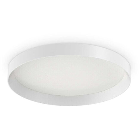 Plafoniera Moderna Fly Alluminio-Materie Plastiche Bianco Led 26W 3000K