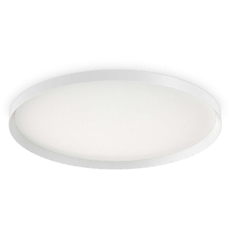 Plafoniera Moderna Fly Alluminio-Materie Plastiche Bianco Led 65W 4000K D90Cm