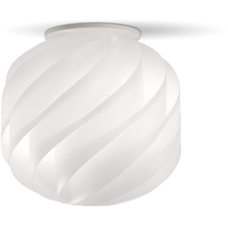 Plafoniera Moderna Globe Polilux ® Bianco 1 Luce E27
