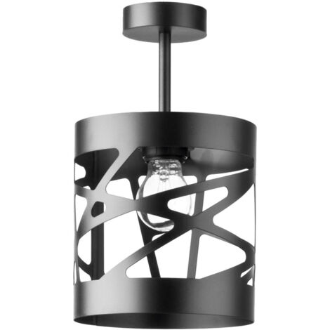 Plafoniera Moderna Grigia 17,5cm E27 Moduł Frez Sigma