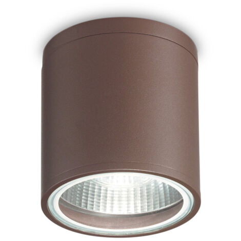Plafoniera Moderna Gun Alluminio Coffee 1 Luce Gu10