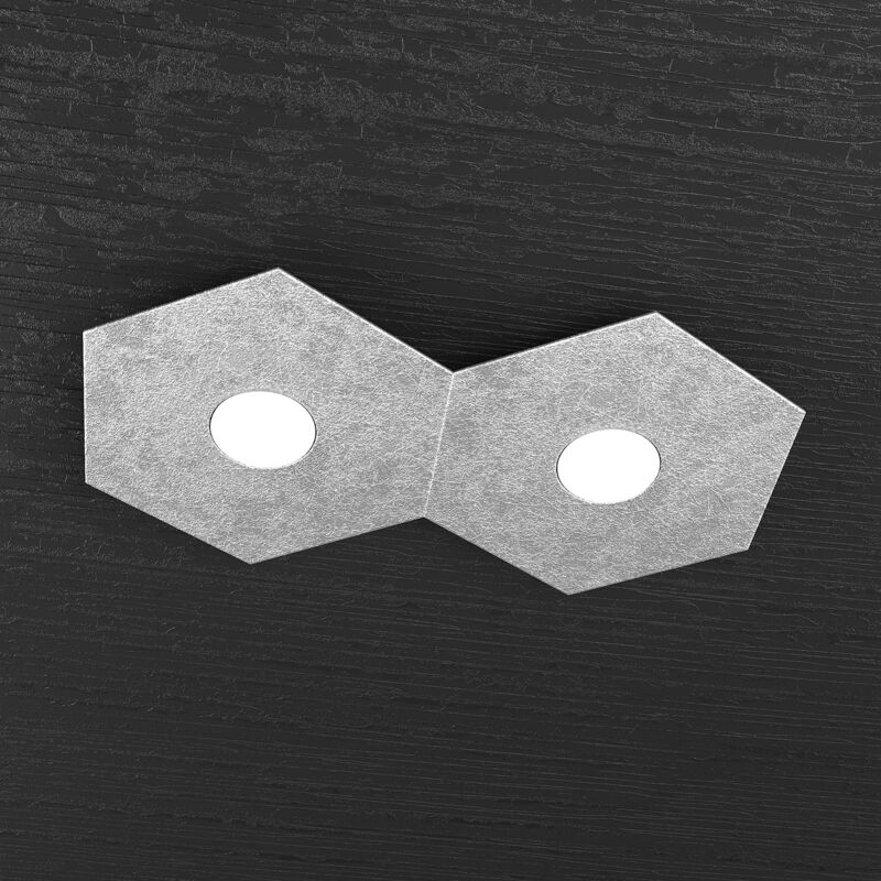 Top-light - Plafoniera Moderna Hexagon Metallo