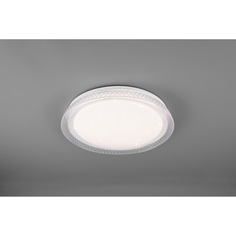 Image of Iperbriko - Plafoniera Moderna Led 18W Dimmerabile Heracles Bianco Ø38 cm Trio Lighting