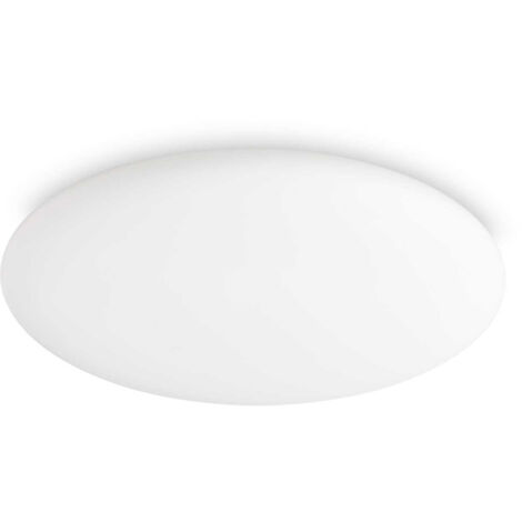 Plafoniera Moderna Level Metallo Bianco Led 37,5W 3000K Luce Calda