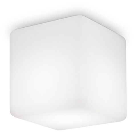 Plafoniera Moderna Luna Alluminio Bianco 1 Luce G9 3W 3000K Luce Calda