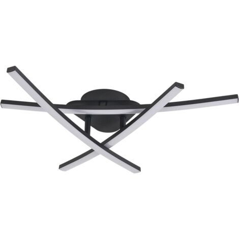 Plafoniera moderna nera Oren Reality LED 18W 50cm