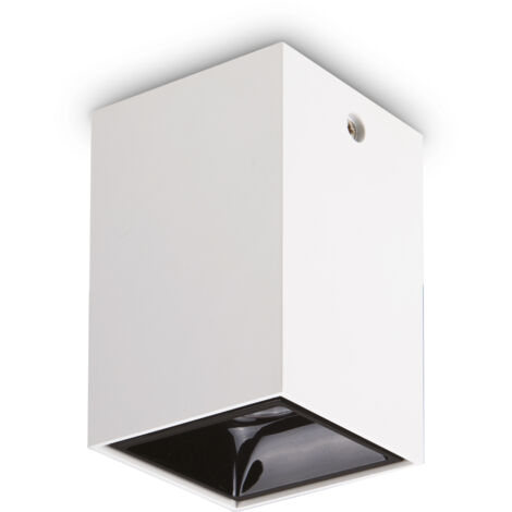 Plafoniera Moderna Nitro Alluminio Bianco Led Integrato 25W 3000K Ip20