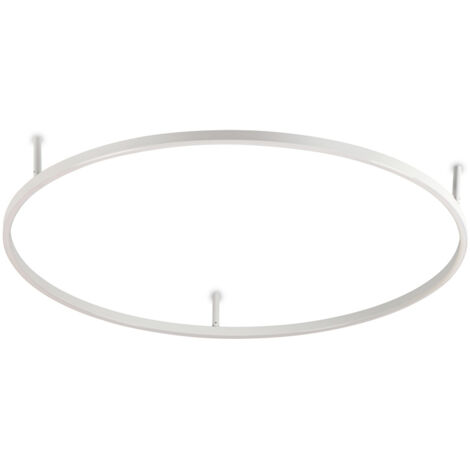 Plafoniera Moderna Oracle Alluminio-Materie Plastiche Bianco Led 55W 3000K
