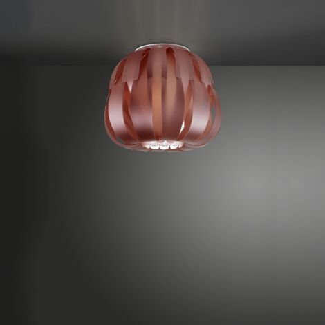Plafoniera Moderna Queen Polilux ® Pink Metal 1 Luce E27